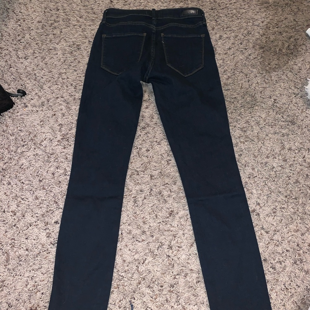 Dark , Harper low rise ankle jeans , never worn